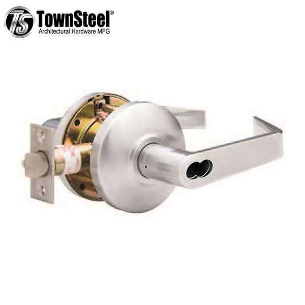 Townsteel CSRCI-109-S - Commercial Lever Handle - IC Core (SFIC) - Clutch Lever - 2-3/4 " Backset - TNS-CSRCI-109-S-26D