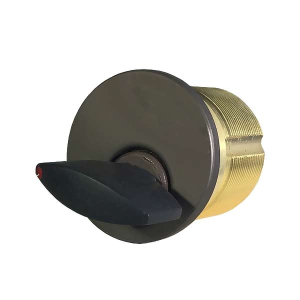Kenaurd Kenaurd: Thumb-Turn Mortise Cylinder TT - 1-1/8" - 10B (Black) - KTMC02-10B