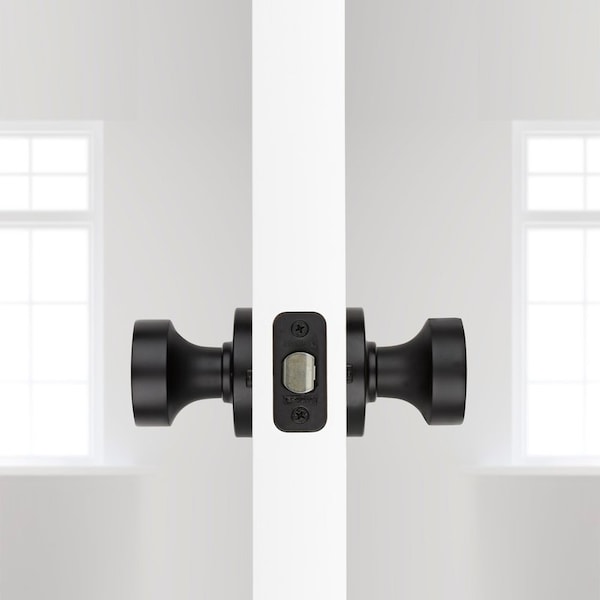 Kwikset Kwikset Signature Series Pismo Iron Black Knob Right or Left Handed - 97200-887