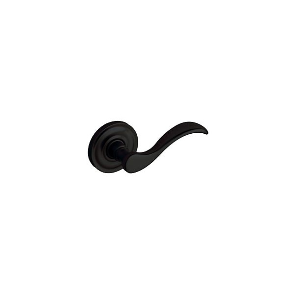 Baldwin Wave Lever Satin Black Door Levers Satin Black - 5455V.190.RMR