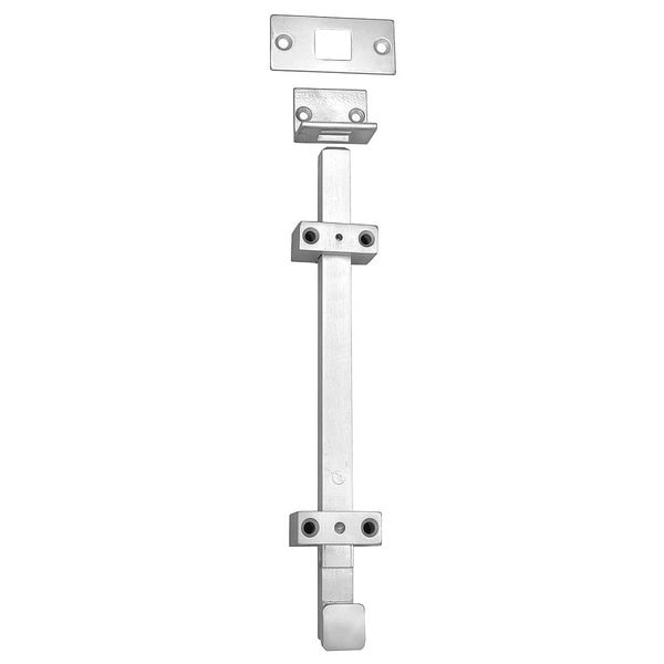 Rockwood Heavy Duty Surface Bolt, Satin Chrome - 585-24.26D