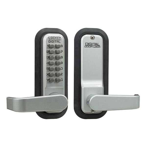 Lockey Usa Mechanical Keyless Lever Lock, Single Sided, 2835, Marine Grade - 2835SCMG