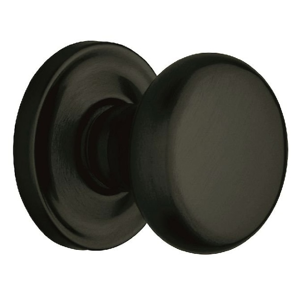 Baldwin Estate Baldwin Passage Preconfigured 5015 with 5048 Rose Satin Black Finish - 5015190PASS