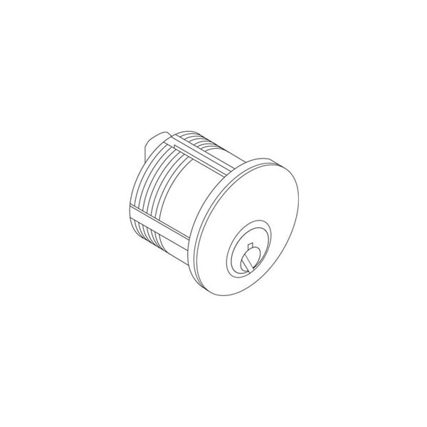 Schlage Lock 1-1/8 in. MORTISE CYLINDER US26 - 30-021C 625