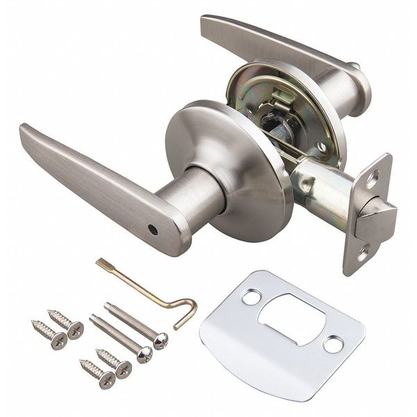 Ez-Flo Eastman Door Lever Lockset, Mechanical, Privacy - 57852