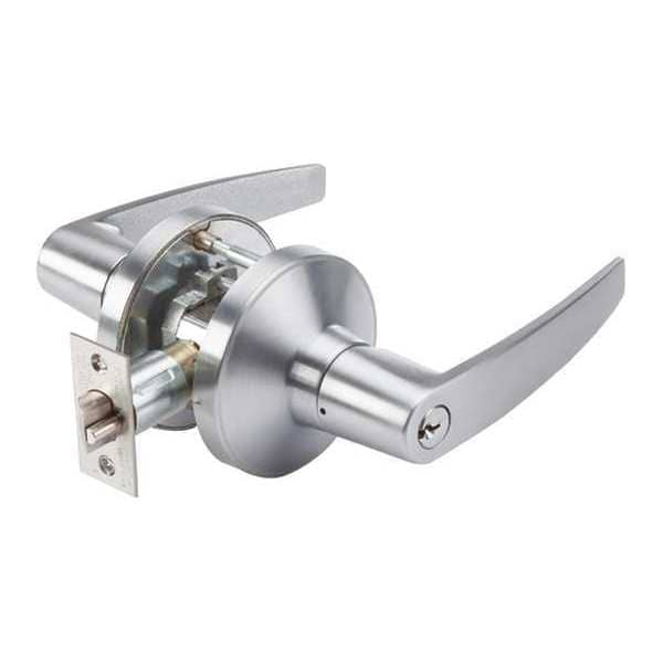 Pdq Door Lever Lockset, MIA Straight Style - GP 148  MIA 626 234 ASA SCC