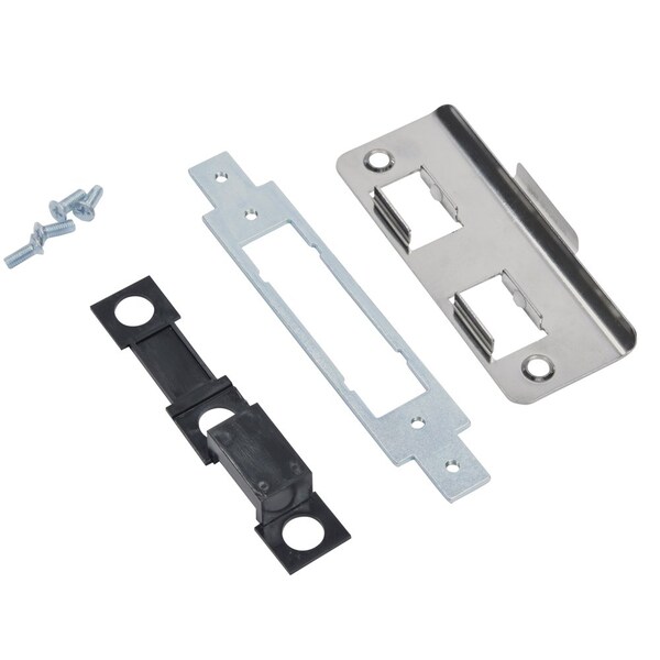 Adams Rite Satin Stainless Steel Finish Deadlatch Strikes 4901 Series - DH45100