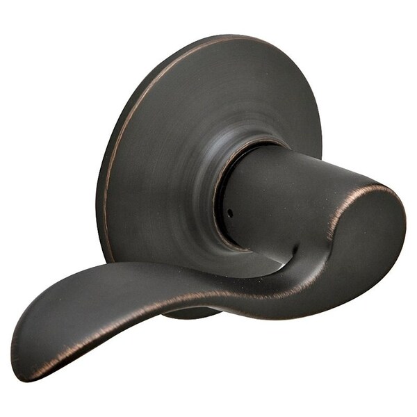 Schlage Accent Series Passage Lever, Zinc, Aged Bronze - F10V ACC 716