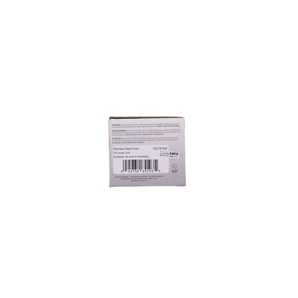 Prosource Deadbolt, 3 Grade, Stainless Steel, 2-3/8 to 2-3/4 in Backset, KW1 Keyway - D262-RU5B