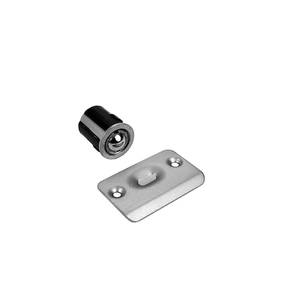 Heat Wave 1716-619 Satin Nickel Ball Roller Latch - Satin Nickel - HE2953870