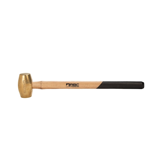Abc Hammers 6 lb. Brass Hammer with 24 Wood Handle - ABC6BWS