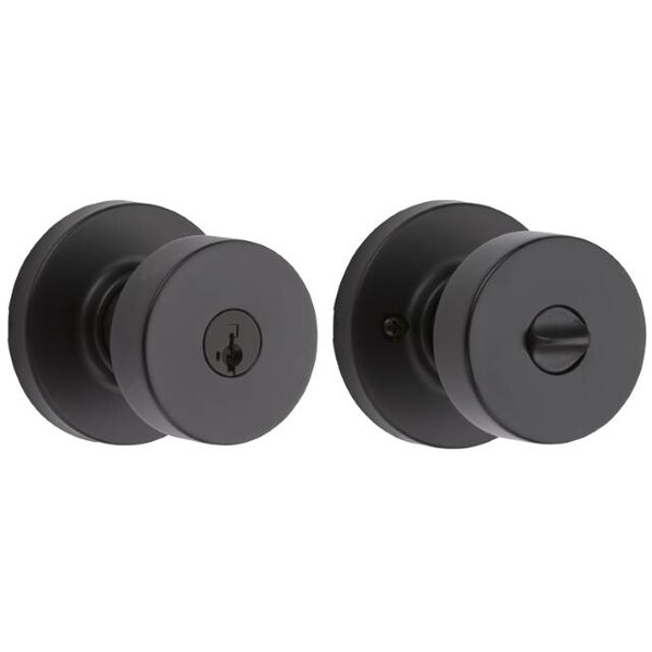 Kwikset Pismo Knob Round Rose ENTR Lock SmartKey - 97402-854