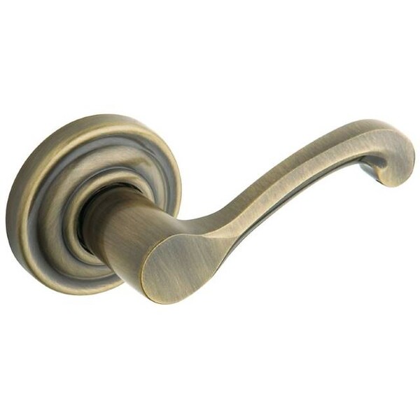 Baldwin Classic Lever Antique Brass Door Levers Antique Brass - 5445V.050.RMR