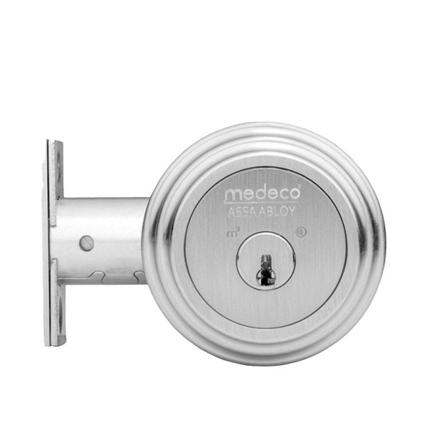 Medeco MEDECO:Residential  BiAxial CAPTIVE  Deadbolt - 2-3/8" - Satin Nickel - 11TR533-19-DLT