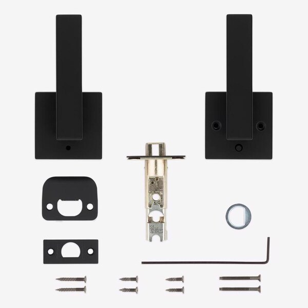 Kwikset Kwikset Singapore Matte Black Privacy Lever Right or Left Handed - 97300-942
