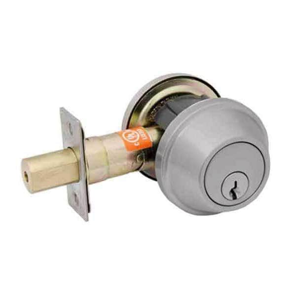 Townsteel TownSteel: Deadbolt, Single Cylinder 32D 2 3/4" - 2 3/8" Adjustable Backet satin chrome finish - TNS-DBT-61-26D-ADJ