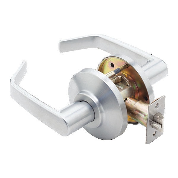 Best Cylindrical 7KC Lock, Passage, Lever, Rose, Satin Chrome - 7KC20N15DSTK626