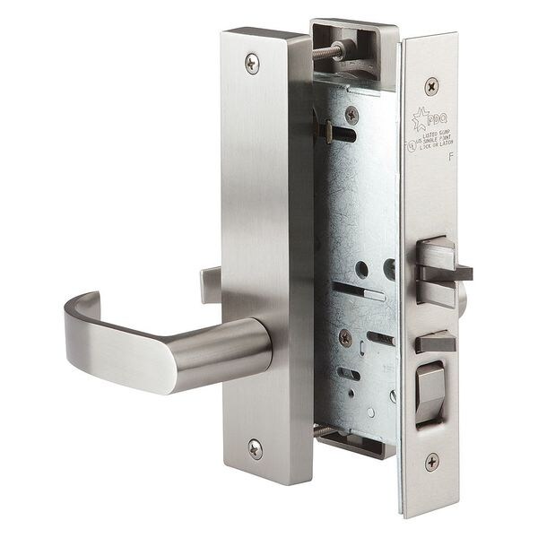 Pdq Mortise Lockset, Lever, MR, MR Escutcheon, Privacy, Mech. - MR176BJEJ630RHCLDSCC