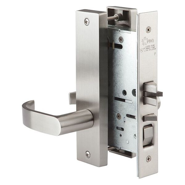 Pdq Mortise Lockset, Lever, MR, MR Escutcheon, Passage, Mech. - MR126BJEJ630RHCLDSCC