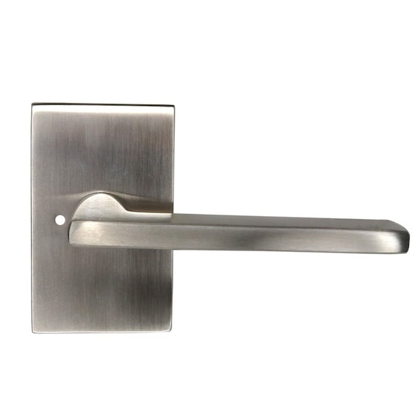Emtek Helios Lever Right Hand 2-3/8 in Backset w/Radius Latch Strike Privacy for 1-1/4 in to 2 in Door - 5212HLOUS15RH.RLS