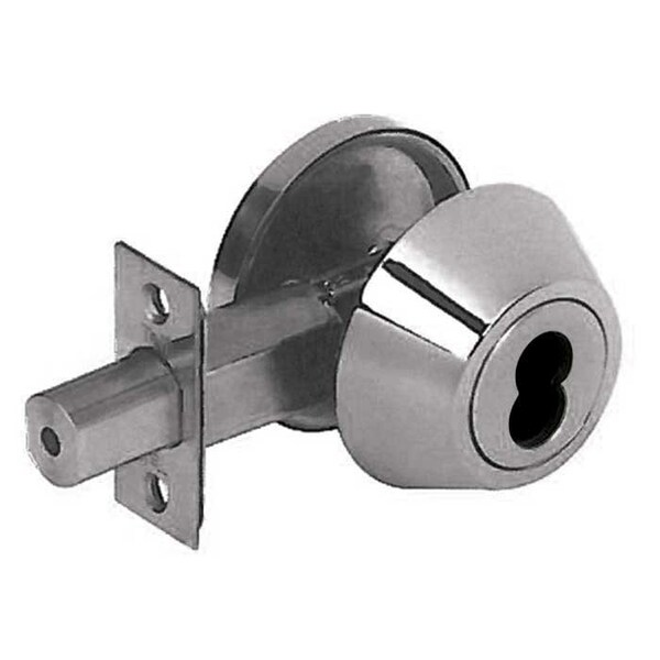 Tell Single Cylinder Grade 2 Deadbolt, Interchangeable Core, Stainless Steel - DB2060-IC-32D