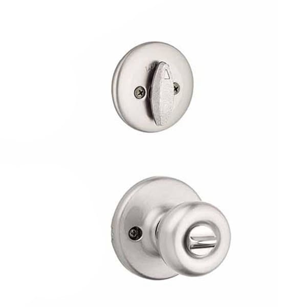Kwikset Tylo Keyed Entry Knob with Single Cylinder Deadbolt with Smartkey Technology / Satin Nickel - KWS-690T-15-SMT