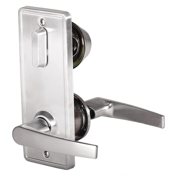 Dormakaba Door Lever Lockset, Satin Chrome - QCI231A626S4118FLC