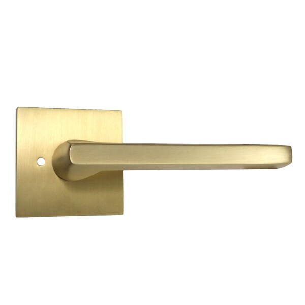 Emtek Helios Lever Right Hand 2-3/8 in Backset w/Radius Latch Strike Privacy for 1-1/4 in to 2 in Door - 5210HLOUS4RH.RLS