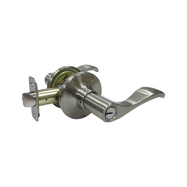 Faultless Faultless Naples Lever Satin Nickel Lever Lock Right Handed - LYEX200B