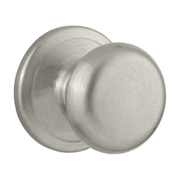 Kwikset Kwikset Juno Satin Nickel Passage Door Knob 1-3/4 in. - 97200-789