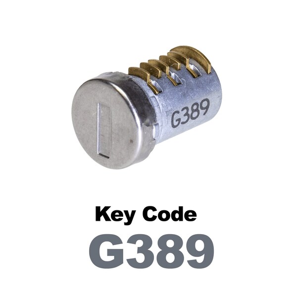 Global Replacement Lock Cylinder, For Non-Master Key Applications, For use in Locks with Key Code G389 - KC-SNM-NK-389
