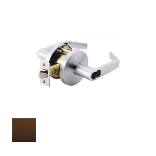 Orca Hardware Entrance Lockset, SFIC Prep Less Core, US10B Oil-Rubbed Bronze Finish, Captain Lever, ANSI Strike,  - OCL250IC-10B-CAP