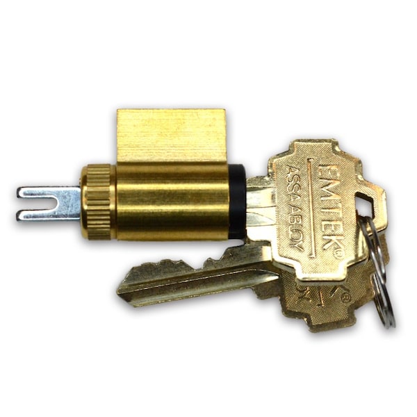Emtek Deadbolt Double Outside Cylinder for US10B and MB Finishes - CY4-PSCHCTOS5-US10B