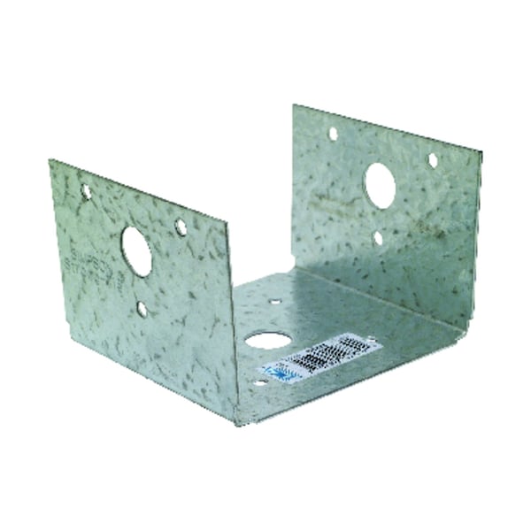 Simpson Strong-Tie ZMax 3.25 in. H X 3.56 in. W 18 Ga. Steel Post Base - BC40Z