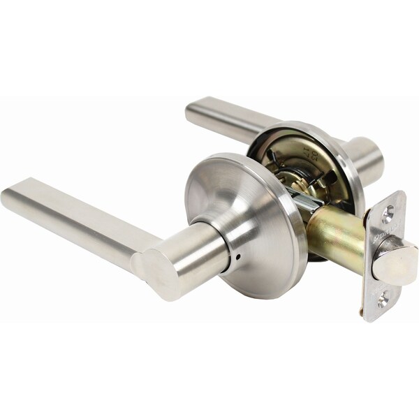 Pamex Alto Lever with Round Rose Passage Lockset Grade 3 Satin Nickel Finish - FLFP03