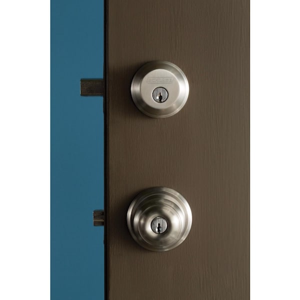 Schlage Schlage Satin Nickel Zinc Single Cylinder Deadbolt - B60NV619