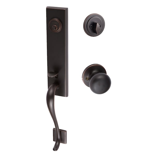 Sure-Loc Hardware Sure-Loc Hardware Solitude Handleset, Durango Handleset Trim, Vintage Bronze - SL507-DU-RD 11P