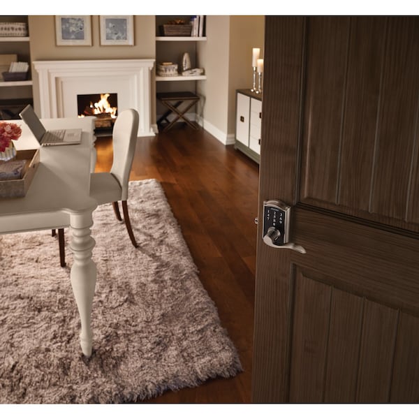 Schlage Schlage Satin Nickel Steel Electric Touch Screen Entry Lock - FE695VCAM619ACC