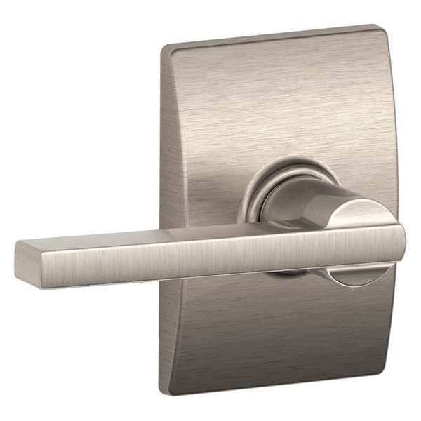 Schlage Satin Nickel Passage Lever Lockset, Latitude/Century - F10 LAT 619 CEN