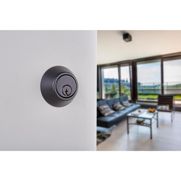 Brinks Commercial Brinks Commercial Matte Black Zinc Single Cylinder Deadbolt - BC40130