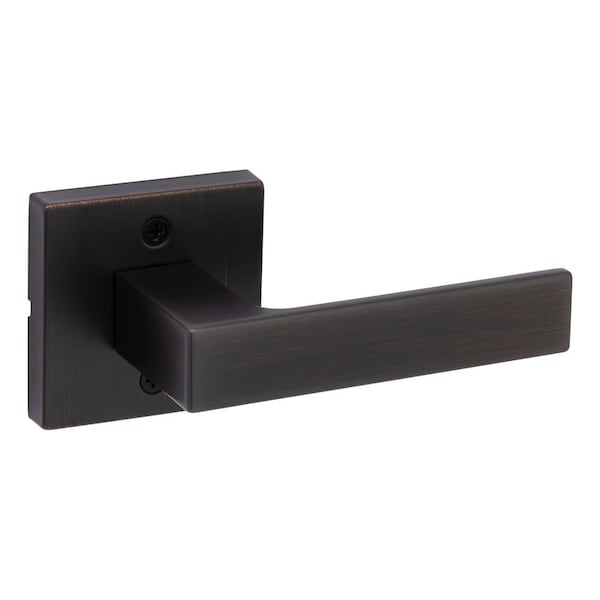 Kwikset Singapore Lever with Square Rose Half Dummy Venetian Bronze Finish - 788SALSQT-11P