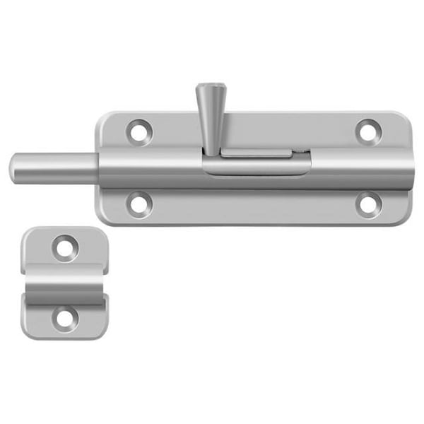 Deltana Spring Bolt 3-1/2" Satin Stainless Steel - SB35U32D