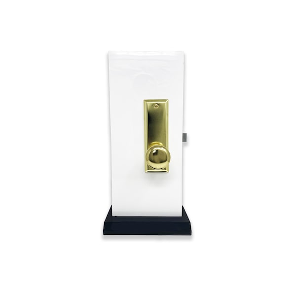 Premier Lock Brass Vestibule Mortise Entry Right Hand Lock Set with 2.5 in. Backset and 2 SC1 Keys - MR01R