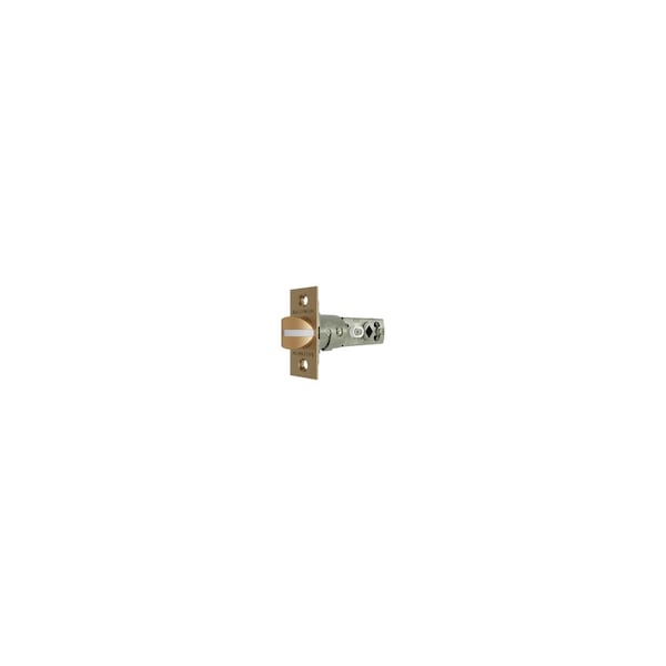 Baldwin Estate Baldwin Adjustable Estate Privacy Latch with Knob and Lever Strength Vintage Brass Finish - 5540033P