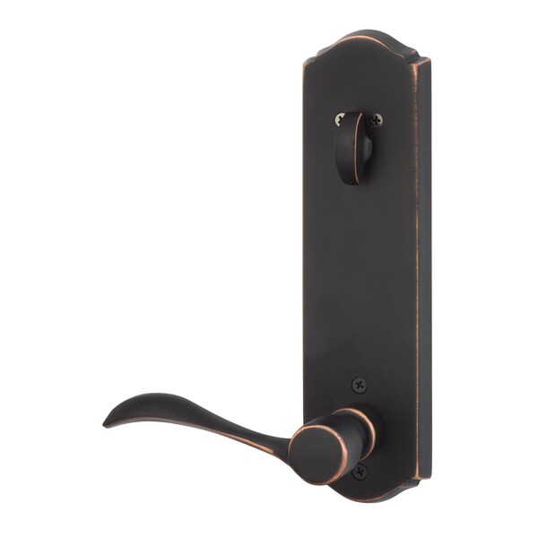 Sure-Loc Hardware Sure-Loc Hardware Sandstone Entry Lever & Deadbolt, Vintage Bronze, Left Hand - SS107-DB 11P LH