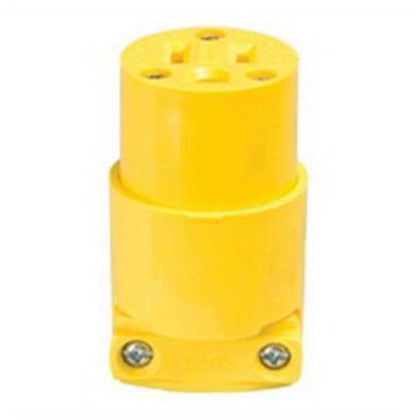 Eaton Wiring Devices Armored Grounding Polarized Straight Blade Connector, 4887PK - 309-4887-BOX