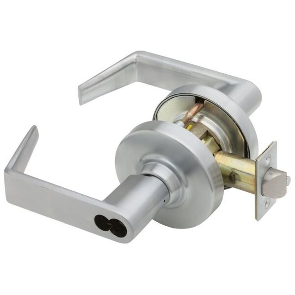 Schlage Commercial Schlage Commercial ND50JRHO626 ND Series Entry / Office Large Format  Rhodes 13-247 Latch 10-025 - ND50JRHO626