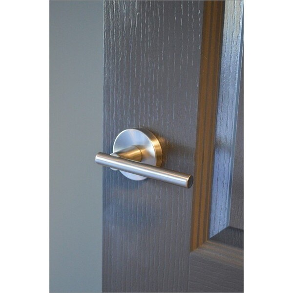 Delaney Hardware Contemporary Collection Cira Satin Nickel Dummy Door Lever - 350551