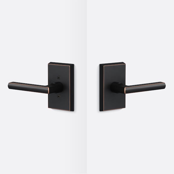 Sure-Loc Hardware Sure-Loc Hardware Logan Passage Lever, Vintage Bronze - LN101 11P