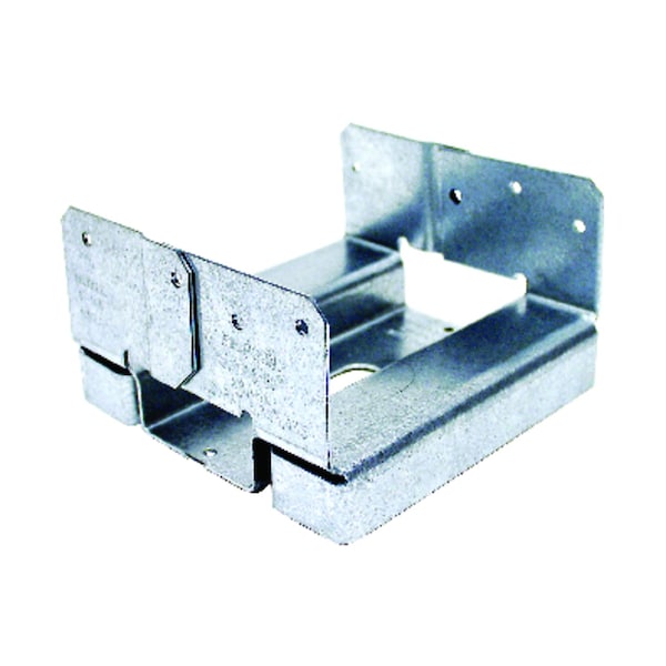 Simpson Strong-Tie ZMAX 3.13 in. H X 5.5 in. W 14 Ga. Galvanized Steel Post Base - ABA66Z